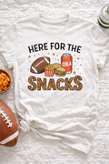 Here for the Snacks – Game Day Tee