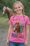 Just a Girl Who Loves Horses Tee (Youth)