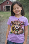 Highland Cow Cutie Tee (Youth)