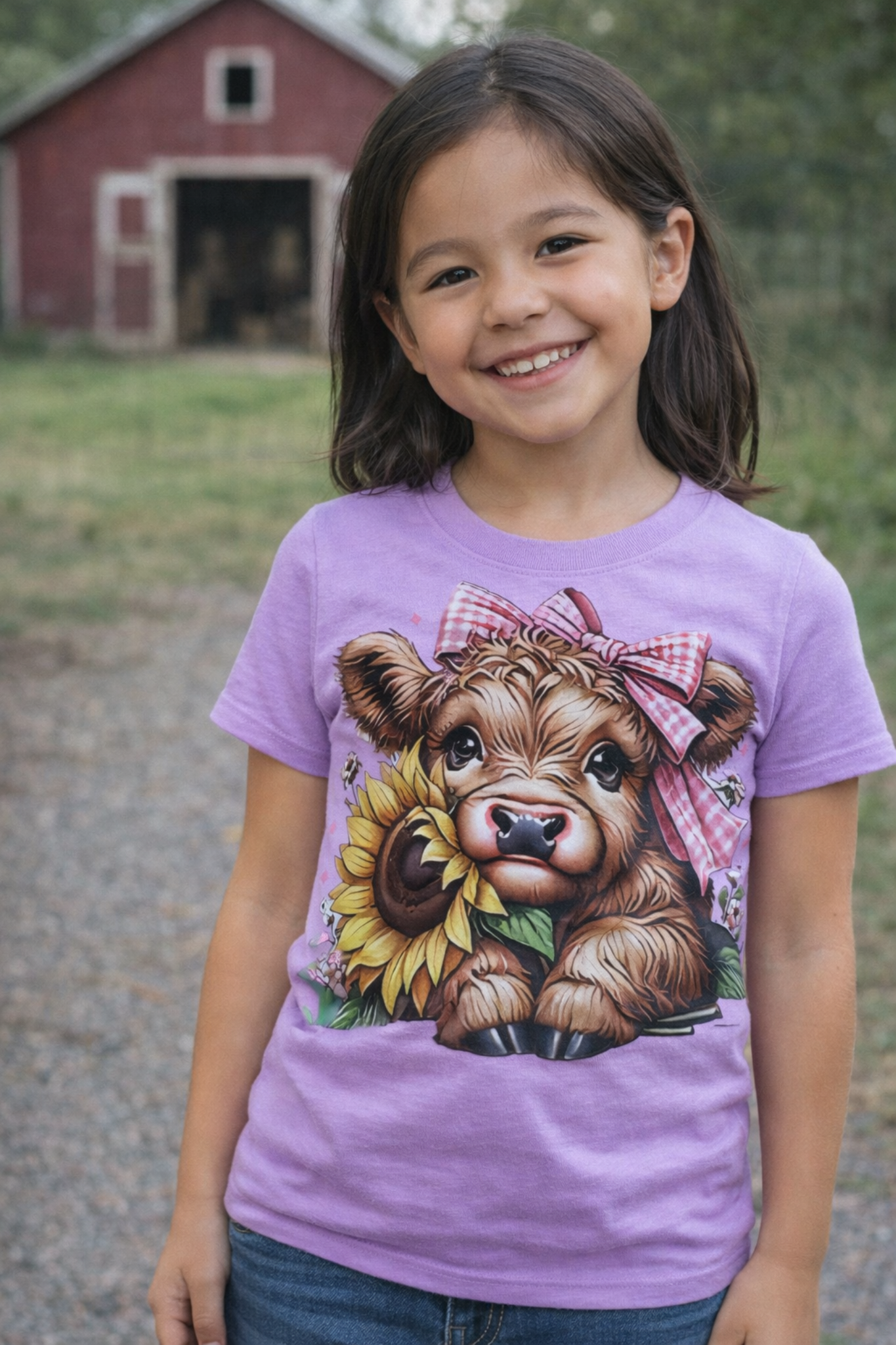 Highland Cow Cutie Tee (Youth)