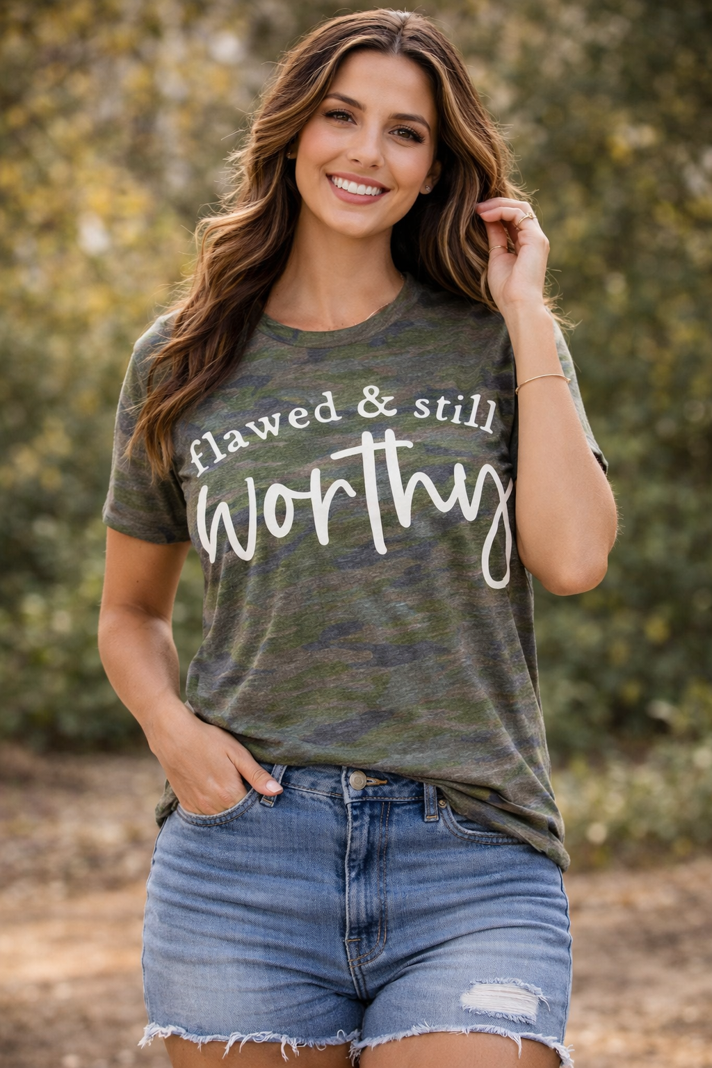 Flawed & Still Worthy Tee